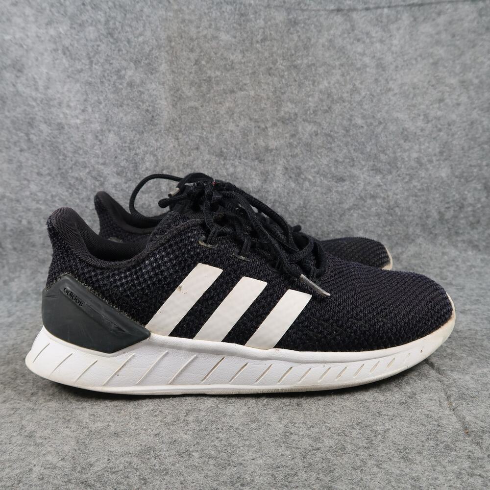 Adidas Shoes Big Kids 5 Questar Running Sneakers Athletic Trainer Black White